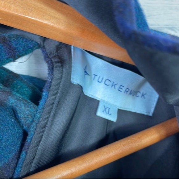 Tuckernuck Plaid Blouse Blackwatch - Picture 7 of 9